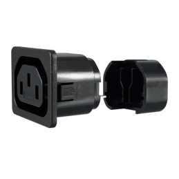 1 pcs : 715W-15/01 - PWR ENT RCPT IEC320-C14 PNL IDC