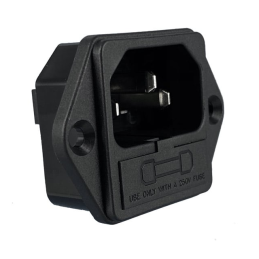 1 pcs : 719W-00/02 - PWR ENT MOD RCPT IEC320-C14 PNL