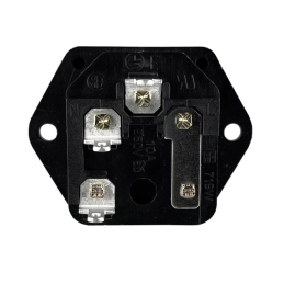 1 pcs : 719W-00/02 - PWR ENT MOD RCPT IEC320-C14 PNL