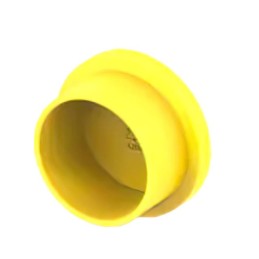 1 pcs : 2-2407269-4 - CAP, CPC, SIZE 13 RECP, YELLOW