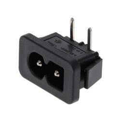 1 pcs : 6160.0141 - PWR ENT RCPT IEC320-C8 PNL SLDR