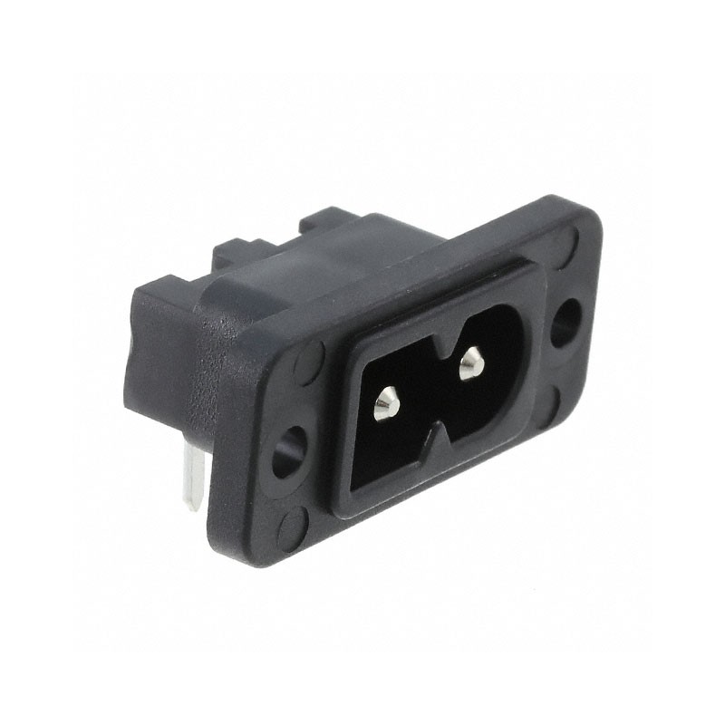 1 pcs : 6160.0103 - PWR ENT RCPT IEC320-C8 PNL SLDR