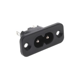 1 pcs : 6160.0005 - PWR ENT RCPT IEC320-C8 PNL SLDR