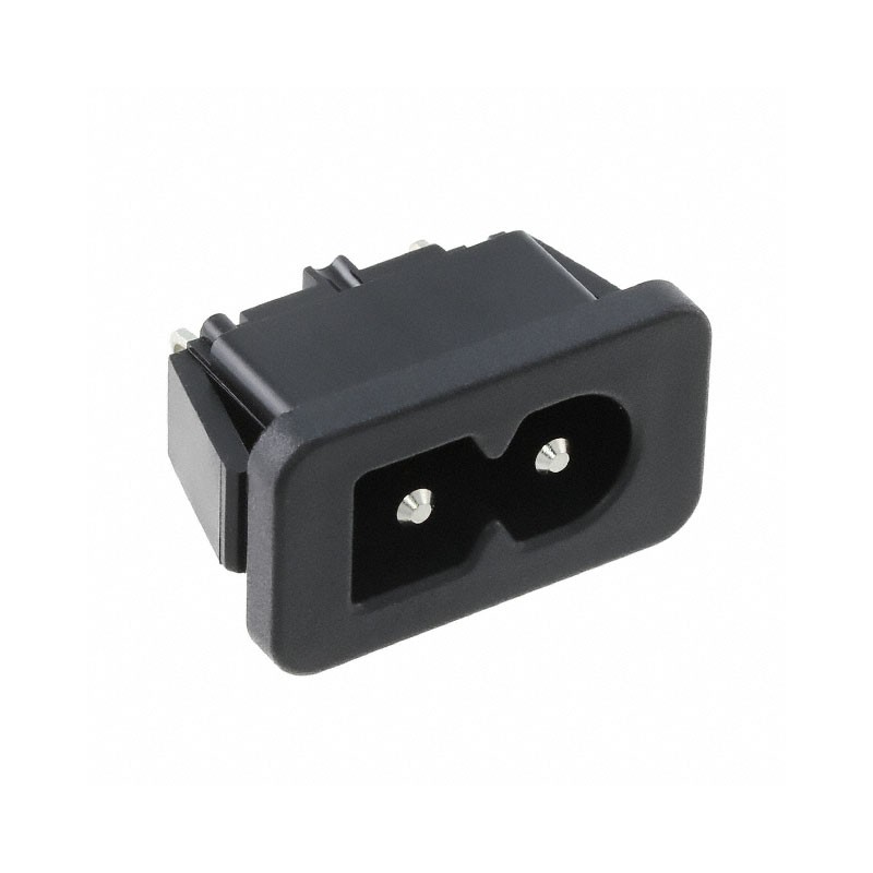 1 pcs : 6160.0151 - PWR ENT RCPT IEC320-C8 PNL SLDR