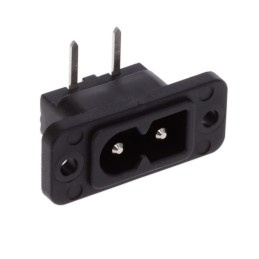 1 pcs : 6160.0105 - PWR ENT RCPT IEC320-C8 PNL SLDR