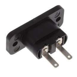 1 pcs : 6160.0022 - PWR ENT RCPT IEC320-C8 PANEL QC