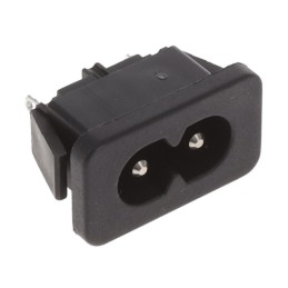 1 pcs : 6160.0036 - PWR ENT RCPT IEC320-C8 PANEL QC