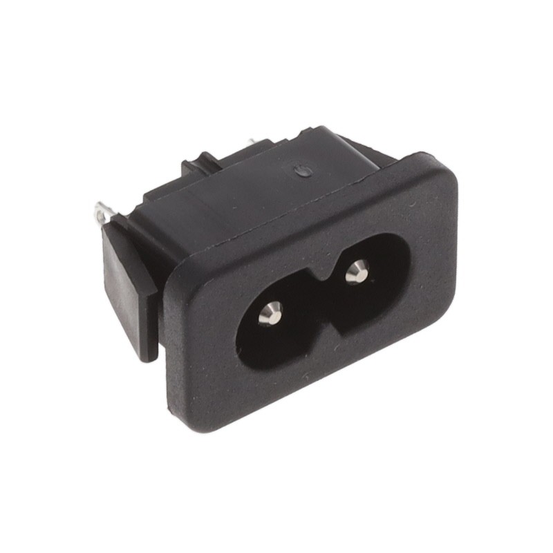 1 pcs : 6160.0036 - PWR ENT RCPT IEC320-C8 PANEL QC