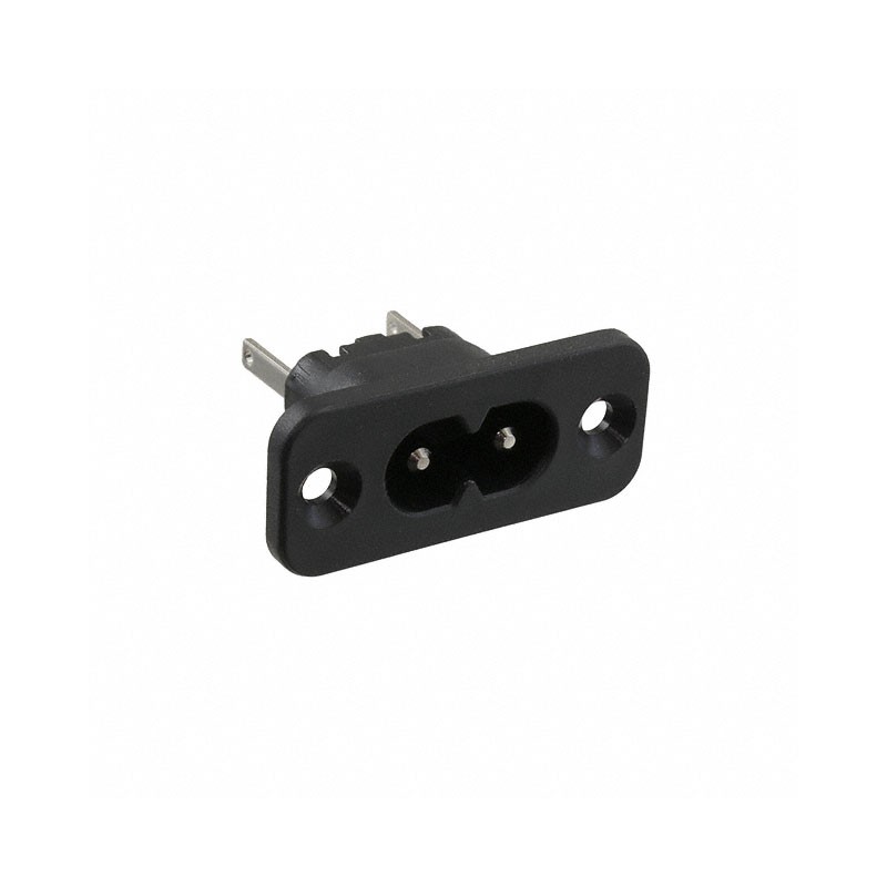 1 pcs : 6160.0007 - PWR ENT RCPT IEC320-C8 PANEL QC