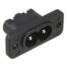 1 pcs : 6160.0021 - PWR ENT RCPT IEC320-C8 PNL SLDR