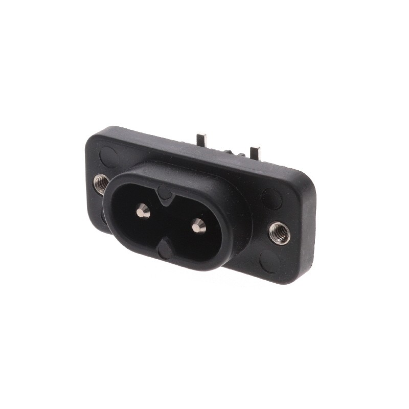 1 pcs : 6160.0015 - PWR ENT RCPT IEC320-C8 PNL SLDR