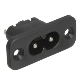 1 pcs : 6160.0004 - PWR ENT RCPT IEC320-C8 PNL SLDR