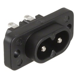 1 pcs : 6160.0012 - PWR ENT RCPT IEC320-C8 PNL SLDR