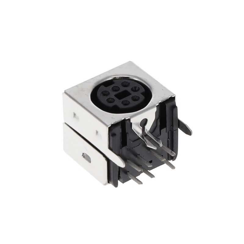 1 pcs : KMDGX-7S-BS - CONN RCPT FMALE MINI DIN 7P SLDR