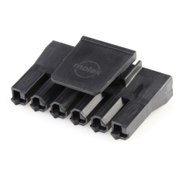 1 pcs : 1726723006 - CONN HSG RCPT 6POS 7.50MM BLACK