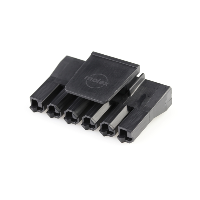 1 pcs : 1726723006 - CONN HSG RCPT 6POS 7.50MM BLACK