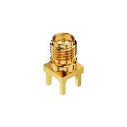 1 pcs : RFPC-SMA29-F - SMA RP VERTICAL PCB JACK