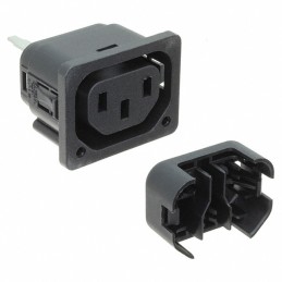 1 pcs : 6610-5-711-11-1151-00 - PWR ENT RCPT IEC320-2-2F PNL IDC