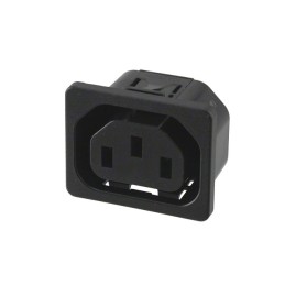 1 pcs : 6600.4115.21 - PWR ENT RCPT IEC320-2-2F PANEL