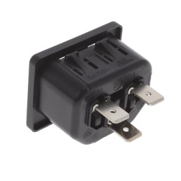 1 pcs : 6600.4320.21 - PWR ENT RCPT IEC320-2-2F PNL QC