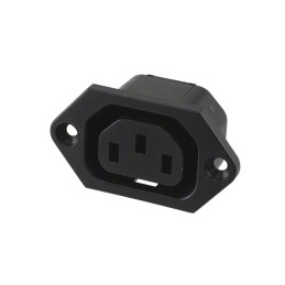 1 pcs : 6600.3300.21 - PWR ENT RCPT IEC320-2-2F PNL QC