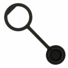 1 pcs : 1604089-1 - CONN COVER 8 BLACK