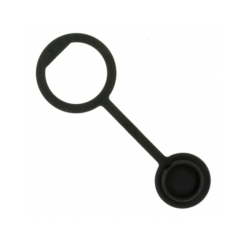 1 pcs : 1604089-1 - CONN COVER 8 BLACK