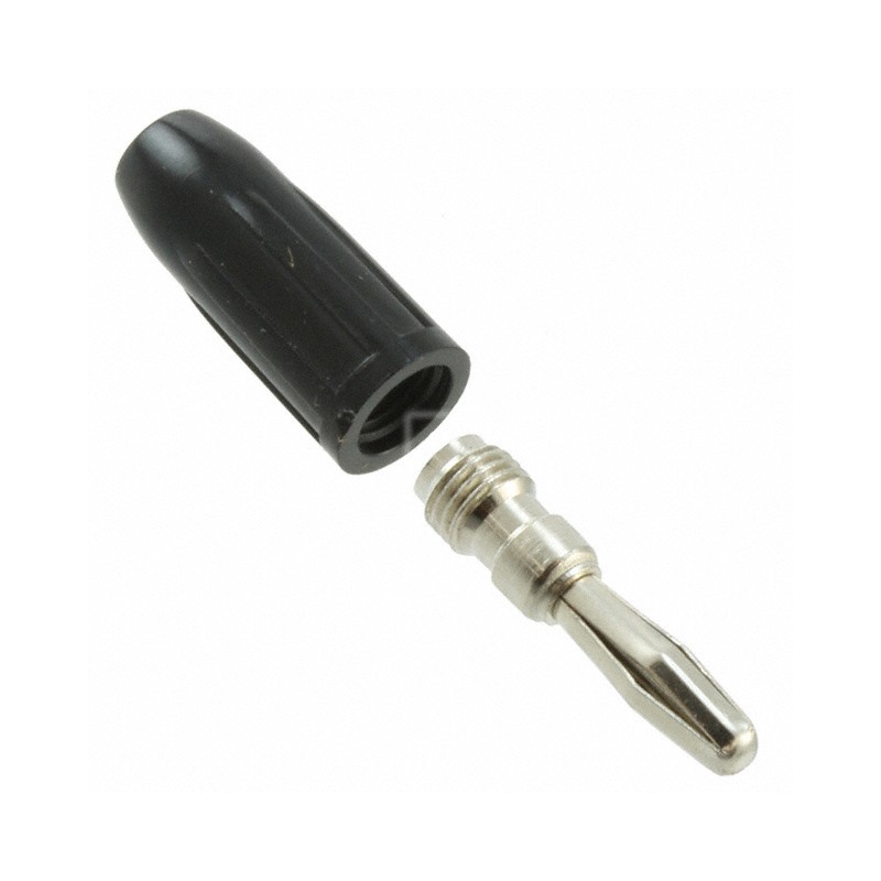 1 pcs : BU-00246-0 - CONN BANANA PLUG SOLDER BLACK