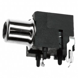 1 pcs : 972 - CONN RCA JACK MONO 3.2MM R/A
