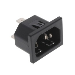 1 pcs : 6162.0023 - PWR ENT RCPT IEC320-C14 PANEL QC