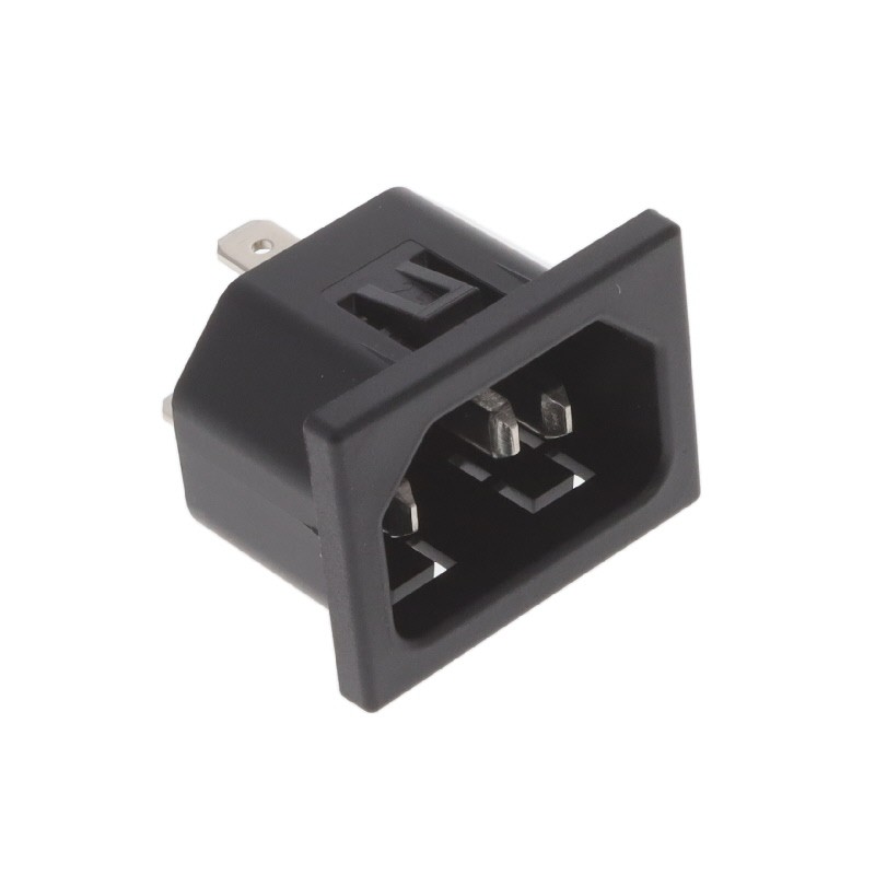 1 pcs : 6162.0021 - PWR ENT RCPT IEC320-C14 PANEL QC