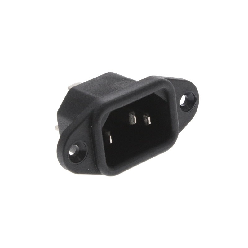 1 pcs : 6162.0055 - PWR ENT RCPT IEC320-C14 PANEL QC