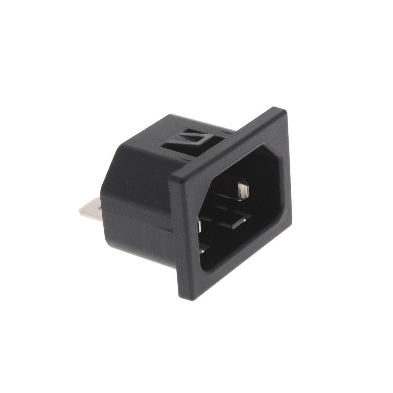 1 pcs : 6162.0039 - PWR ENT RCPT IEC320-C18 PANEL QC