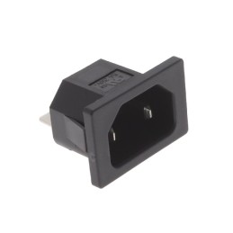 1 pcs : 6162.0004 - PWR ENT RCPT IEC320-C18 PANEL QC