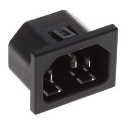 1 pcs : 6162.0012 - PWR ENT RCPT IEC320-C14 PNL SLDR