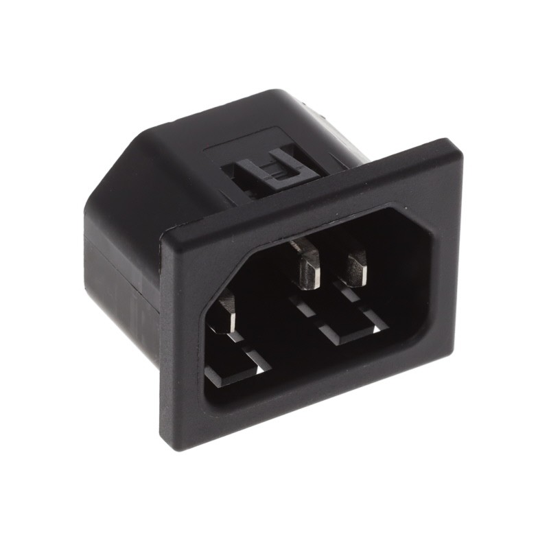 1 pcs : 6162.0012 - PWR ENT RCPT IEC320-C14 PNL SLDR