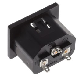 1 pcs : 6162.0012 - PWR ENT RCPT IEC320-C14 PNL SLDR