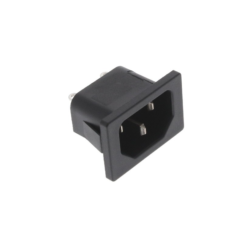 1 pcs : 6162.0005 - PWR ENT RCPT IEC320-C14 PNL SLDR