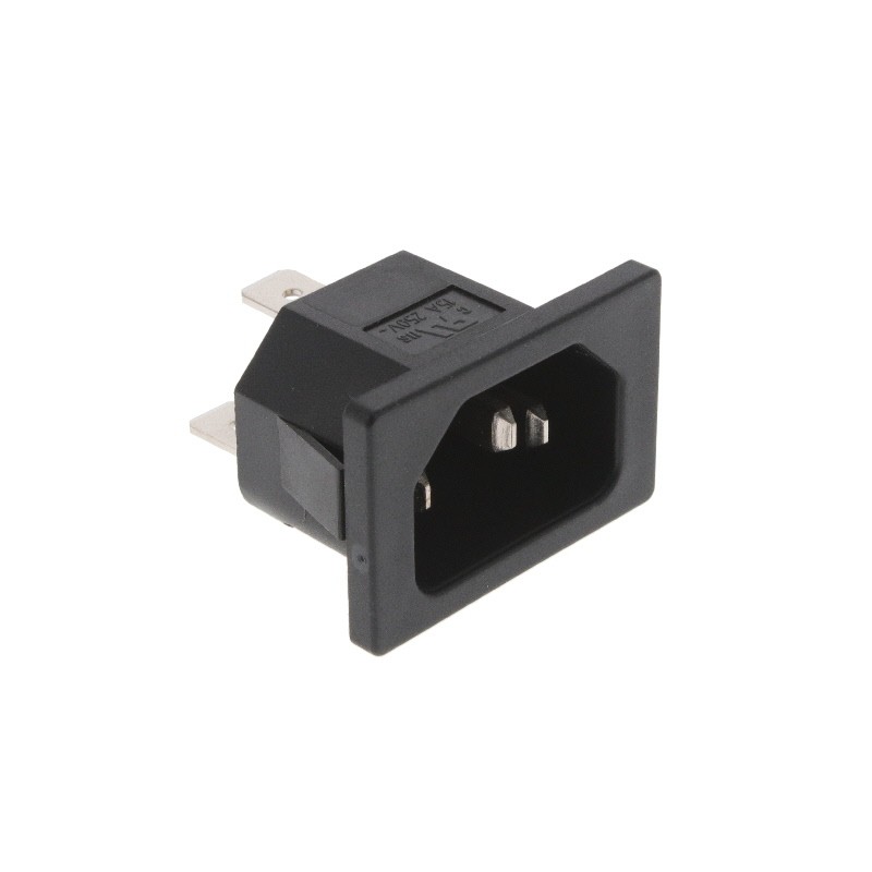 1 pcs : 6162.0010 - PWR ENT RCPT IEC320-C14 PANEL QC