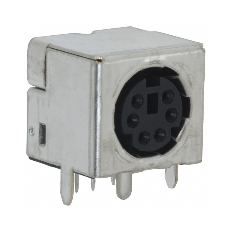 1 pcs : 5749265-1 - CONN RCPT FMALE MINI DIN 6P SLDR