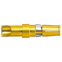 50 pcs - Harting, D-Sub Mixed Series, Female Solder D-Sub Connector Power Contact, Gold Power, 12 - 10 AWG