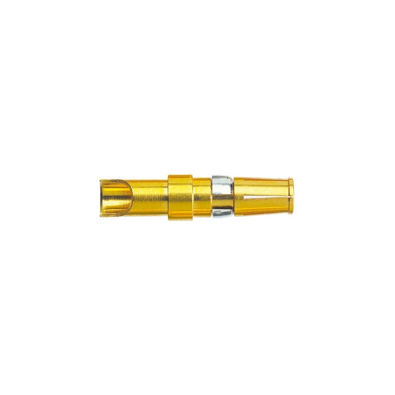 50 pcs - Harting, D-Sub Mixed Series, Female Solder D-Sub Connector Power Contact, Gold Power, 12 - 10 AWG