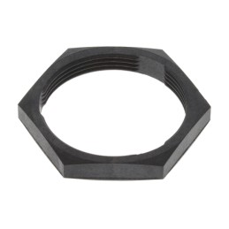 1 pcs : 2411-002-1805 - CONN HEX NUT 18 BLACK