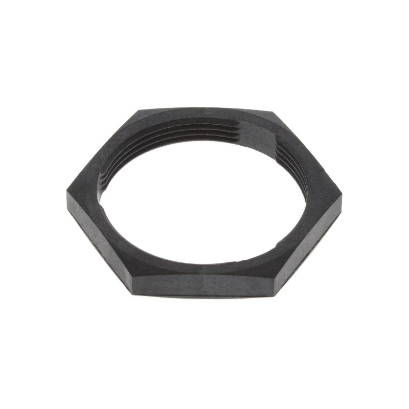 1 pcs : 2411-002-1805 - CONN HEX NUT 18 BLACK