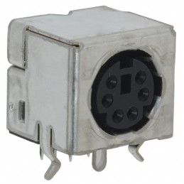 1 pcs : 5749180-1 - CONN RCPT FMALE MINI DIN 6P SLDR
