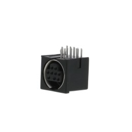 1 pcs : KMDGX-9S-N - CONN RCPT FMALE MINI DIN 9P SLDR