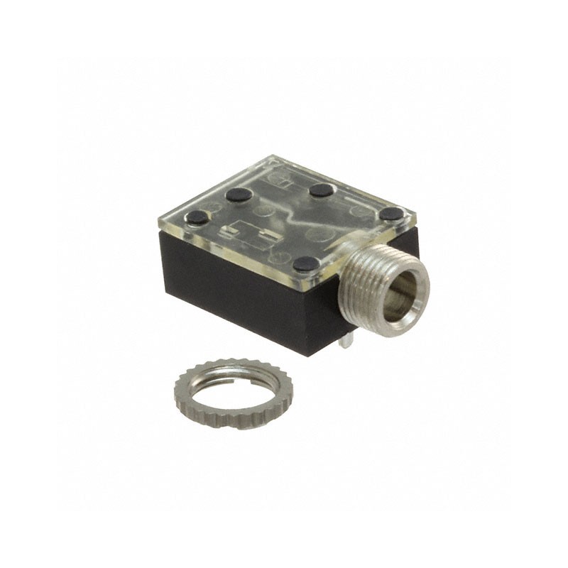 1 pcs : 35RAPC2AH3 - CONN JACK MONO 3.5MM R/A