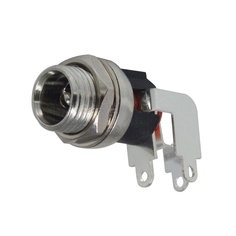 1 pcs : KLDLX-0202-B - DC POWER JACK 2.5MM PNLMT R/A SO