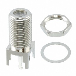 1 pcs : VF320 - CONN F JACK STR 75 OHM PCB