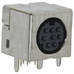 1 pcs : 5749267-1 - CONN RCPT FMALE MINI DIN 8P SLDR